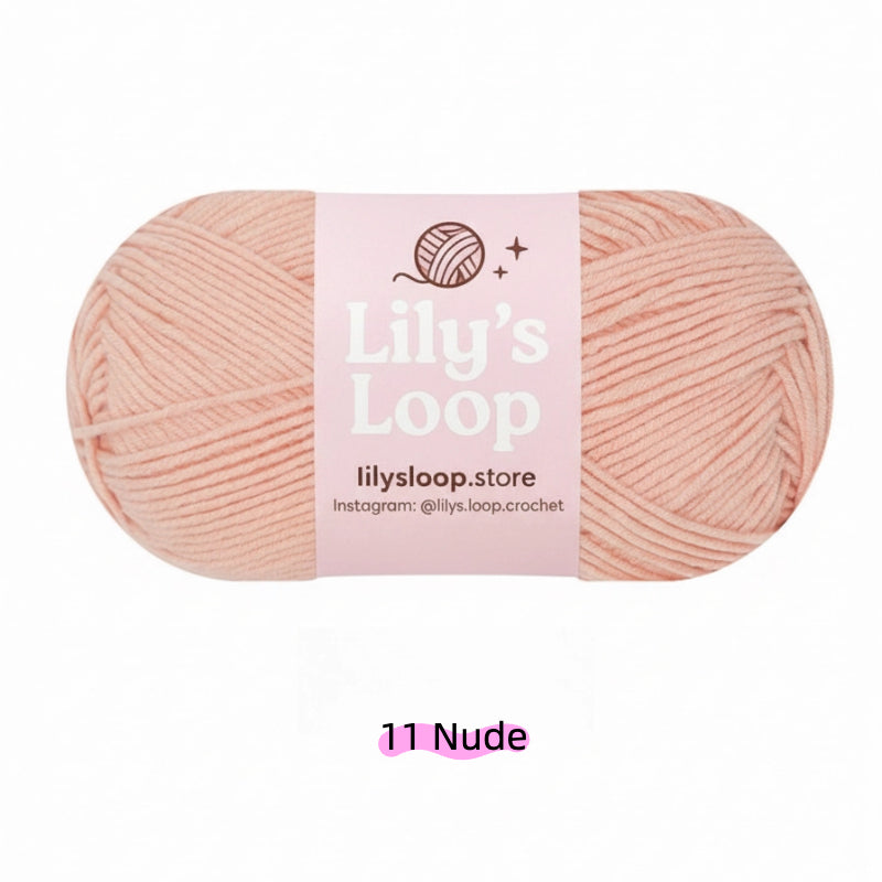 Rose Red Premium 5-Ply Milk Cotton Yarn(100g/194m) – milk cotton yarn for amigurumi