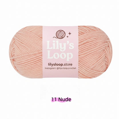Rose Red Premium 5-Ply Milk Cotton Yarn(100g/194m) – milk cotton yarn for amigurumi
