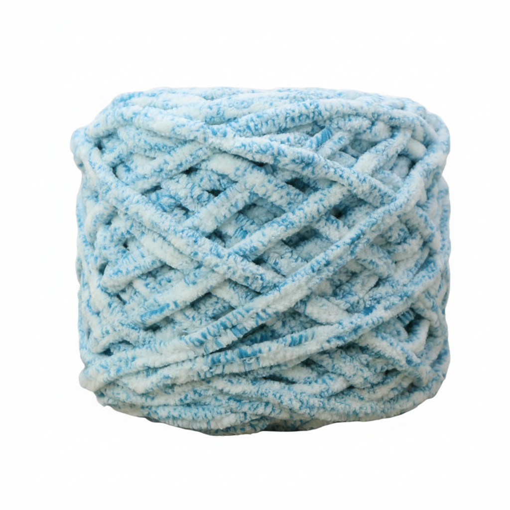 Pale Orange Super Chunky Chenille Yarn 8mm Soft Ice Yarn 50g – crochet yarn by Lily's Loop