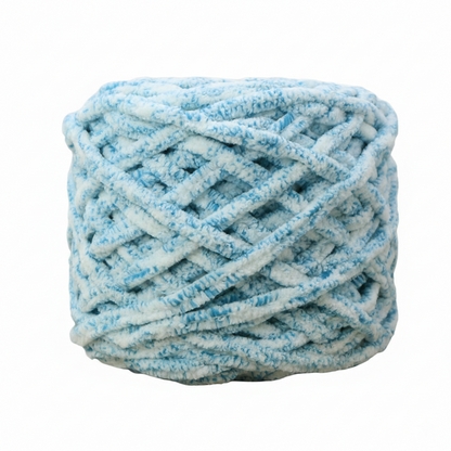 Pale Orange Super Chunky Chenille Yarn 8mm Soft Ice Yarn 50g – crochet yarn by Lily's Loop