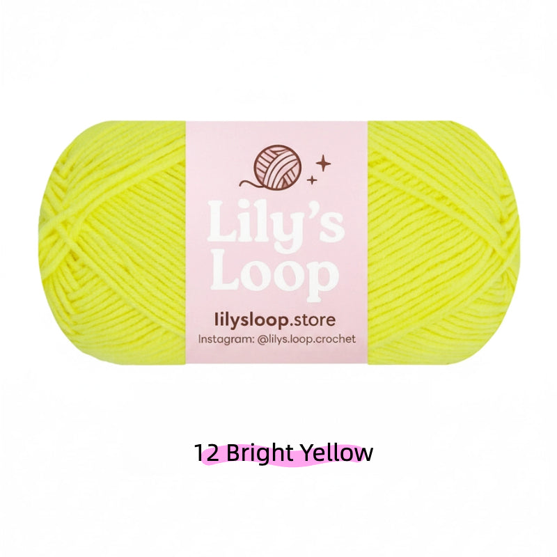 Orchid Premium 4-Ply Milk Cotton Yarn(40g / 130m) – milk cotton yarn for amigurumi