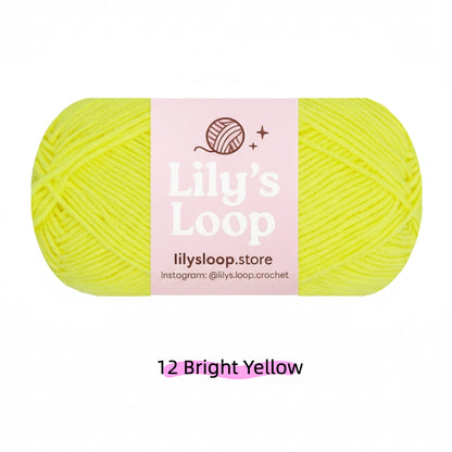 Orchid Premium 4-Ply Milk Cotton Yarn(40g / 130m) – milk cotton yarn for amigurumi