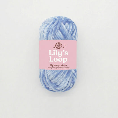 Yellow CloudVelvet Chenille Yarn (100g) Super Bulky – chunky yarn for amigurumi and bags