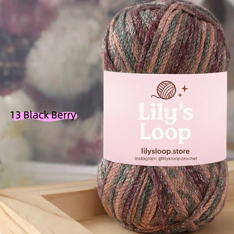 Sky Stardust Graffiti Fine Metallic Gradient Yarn (100g) – crochet yarn by Lily's Loop