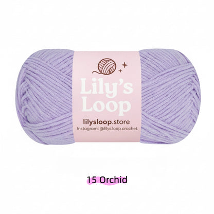 Sky Blue Premium 4-Ply Milk Cotton Yarn(40g / 130m) – milk cotton yarn for amigurumi