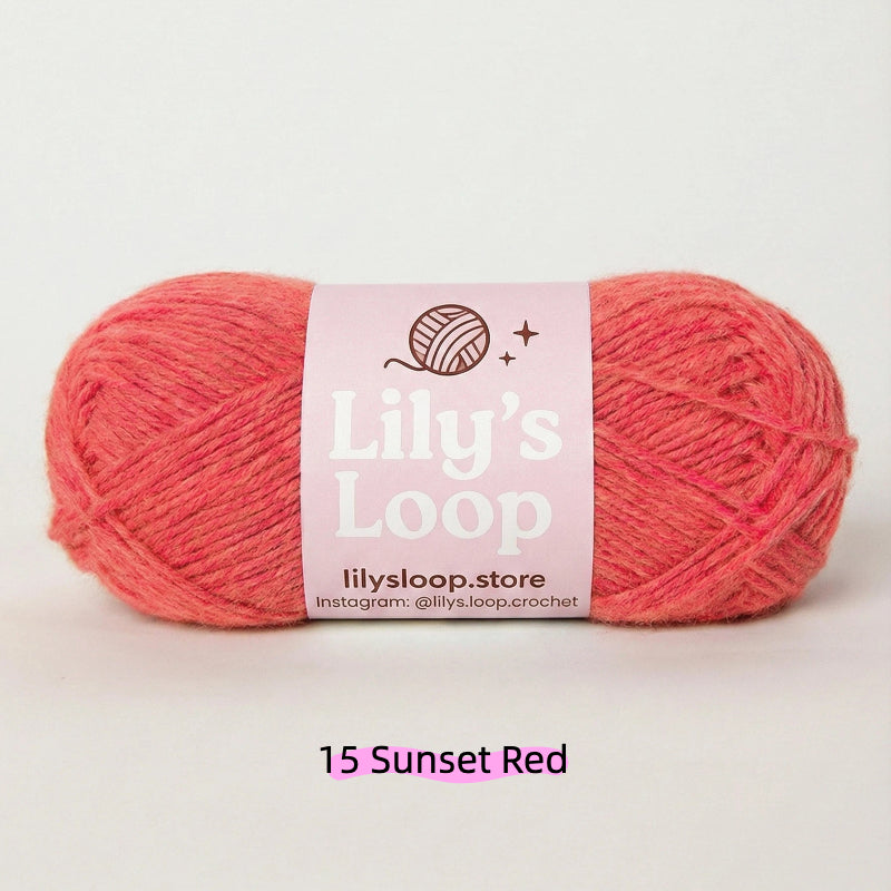 Light Purple CloudSoft Fine Baby Blend Cotton Yarn（50g/130m) – crochet yarn by Lily's Loop