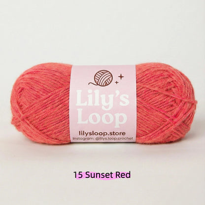 Light Purple CloudSoft Fine Baby Blend Cotton Yarn（50g/130m) – crochet yarn by Lily's Loop