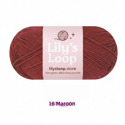 Medium Grey Premium 5-Ply Milk Cotton Yarn(100g/194m) – milk cotton yarn for amigurumi