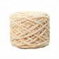 Light Yellow Super Chunky Chenille Yarn 8mm Soft Ice Yarn 50g – crochet yarn by Lily's Loop