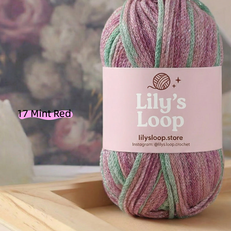 Stardust Graffiti Fine Metallic Gradient Yarn (100g) – soft crochet yarn by Lily's Loop
