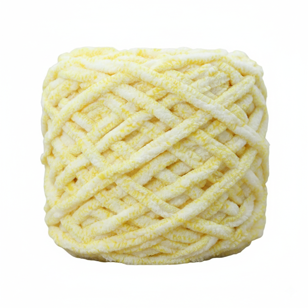 Purple Blue Super Chunky Chenille Yarn 8mm Soft Ice Yarn 50g – crochet yarn by Lily's Loop