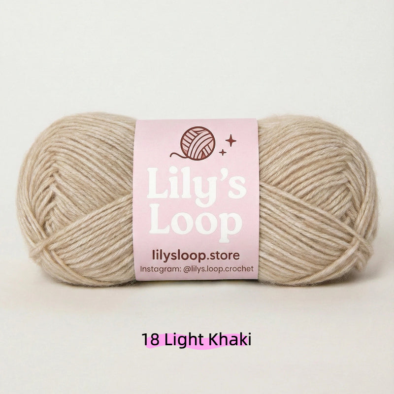 Gardenia Yellow CloudSoft Fine Baby Blend Cotton Yarn（50g/130m) – crochet yarn by Lily's Loop
