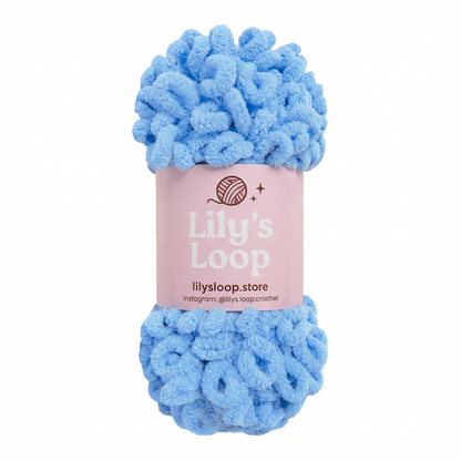 Forest Green Chunky 9mm Puffy Finger Knitting Yarn (100g/8m) – crochet yarn by Lily's Loop