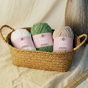 Sweet Ultra Fine 2mm Chenille Yarn (50g) by Lily's Loop – soft crochet yarn ball