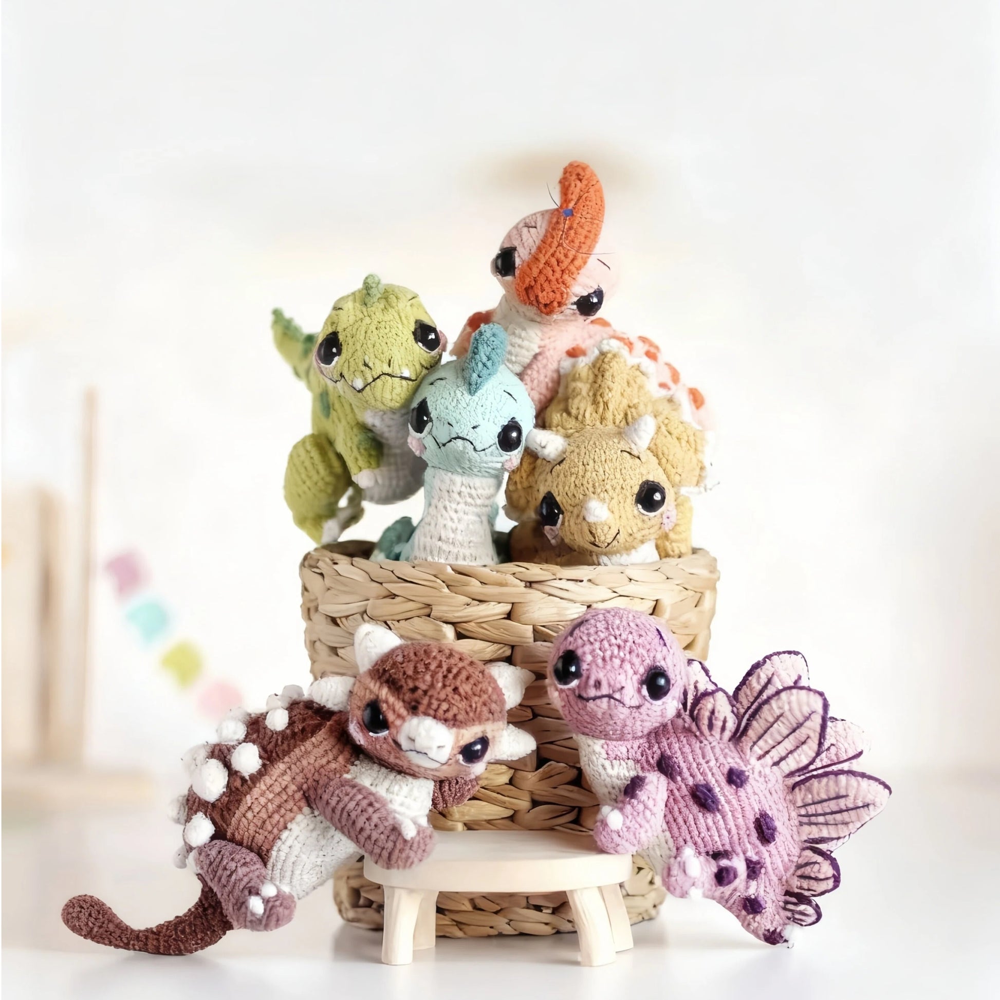 DIY Crochet Amigurumi Kit The Prehistoric Pals Collection Beginner Friendly – complete amigurumi crochet kit by Lily's Loop