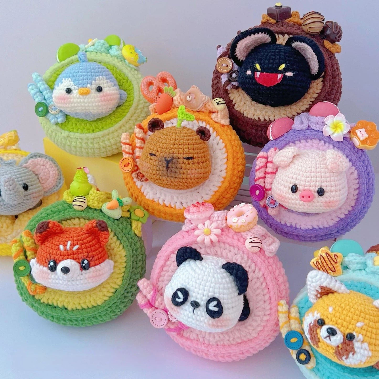 The "Sweet Zoo Bakery" Swiss Roll Amigurumi Kit – complete amigurumi crochet kit by Lily's Loop