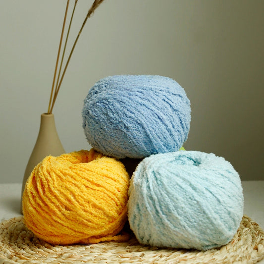 Warm Plush Nature Palette Velvet Yarn (50g/80m) by Lily's Loop – soft crochet yarn ball