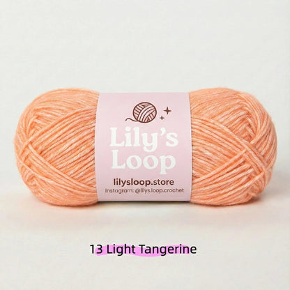 Sage Green CloudSoft Fine Baby Blend Cotton Yarn（50g/130m) – crochet yarn by Lily's Loop