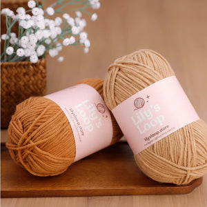 Artisan Speckle Light 8-Ply Spray-Dyed Yarn (100g/130m) Long Gradient Acrylic with Artistic Spots for Scarves & Shawls