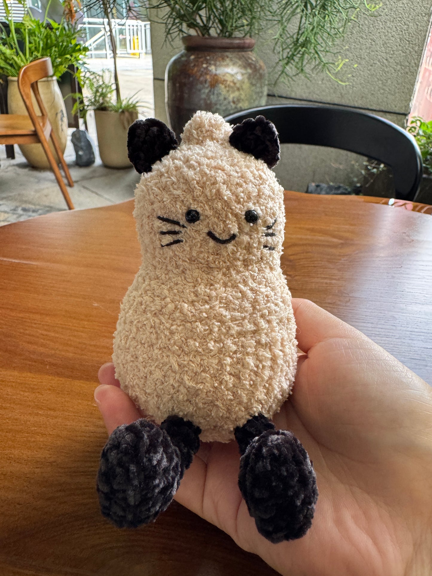 Peanut Cat Crochet Kit,DIY Combo – complete amigurumi crochet kit by Lily's Loop