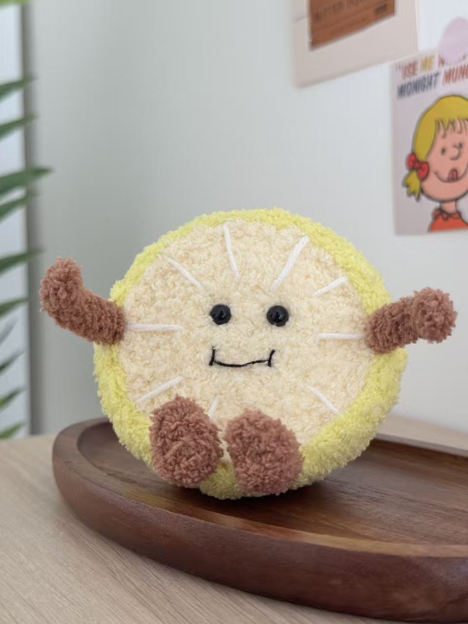 Lemon/Lime Slice PlushCrochet Pattern – alternative color scheme example