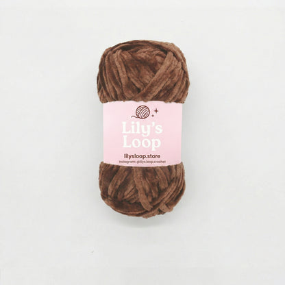 Ginger Yellow CloudVelvet Chenille Yarn (100g) Super Bulky – chunky yarn for amigurumi and bags