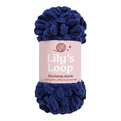 Pale Grey Chunky 9mm Puffy Finger Knitting Yarn (100g/8m) – crochet yarn by Lily's Loop