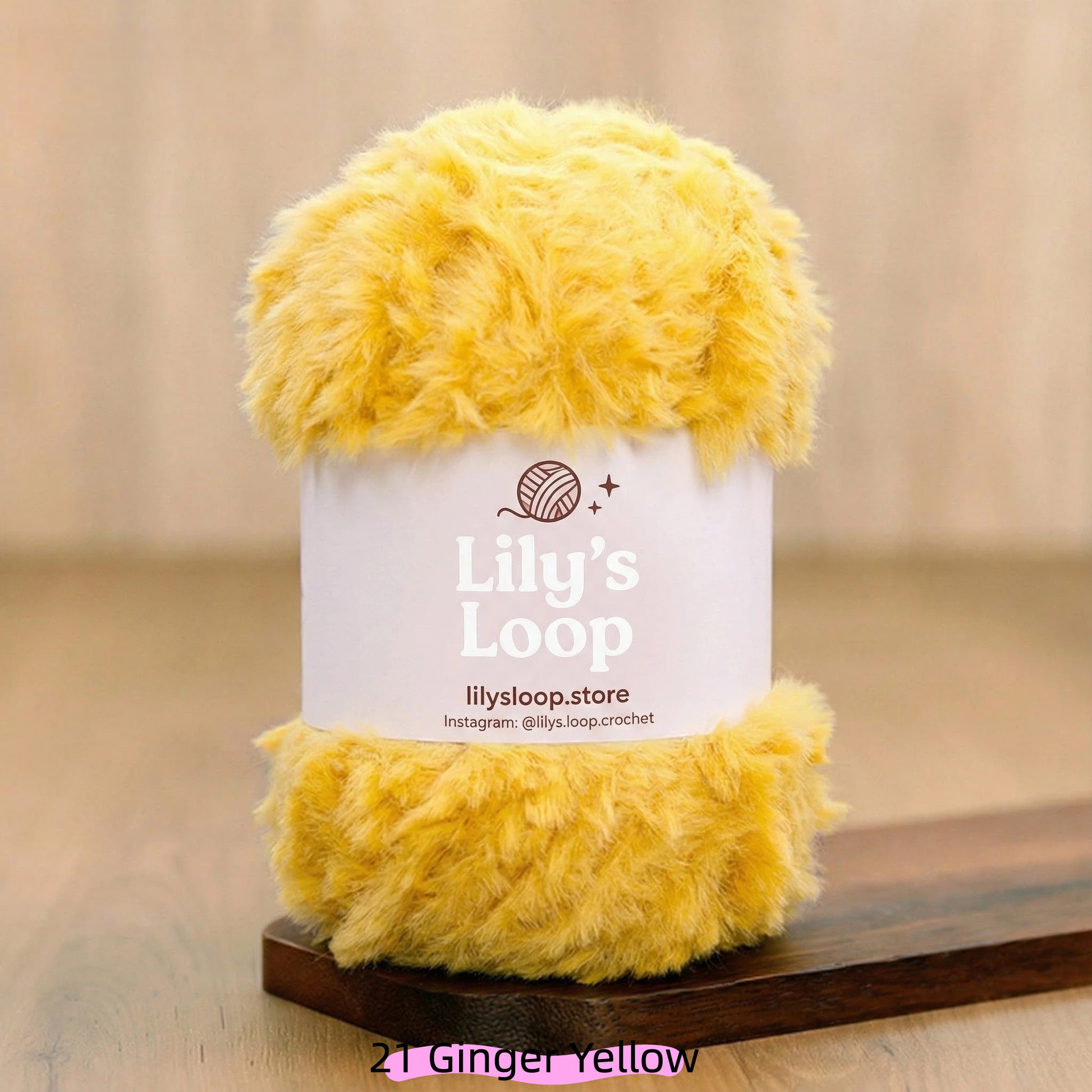 Deep Red SilkyMink Medium Luxury Faux Fur Yarn (100g) – crochet yarn by Lily's Loop
