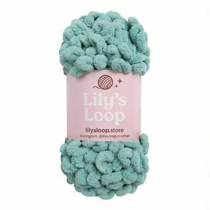 Grey Chunky 9mm Puffy Finger Knitting Yarn (100g/8m) – crochet yarn by Lily's Loop