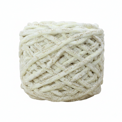 Creamy Pink Super Chunky Chenille Yarn 8mm Soft Ice Yarn 50g – crochet yarn by Lily's Loop