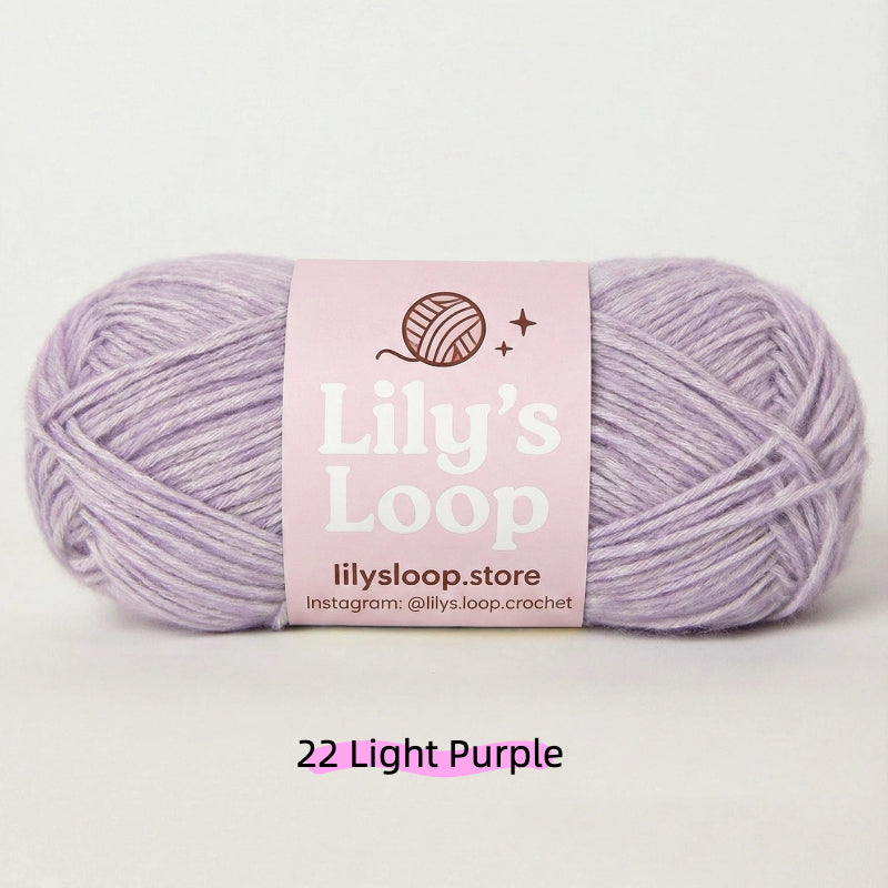 Coral CloudSoft Fine Baby Blend Cotton Yarn（50g/130m) – crochet yarn by Lily's Loop