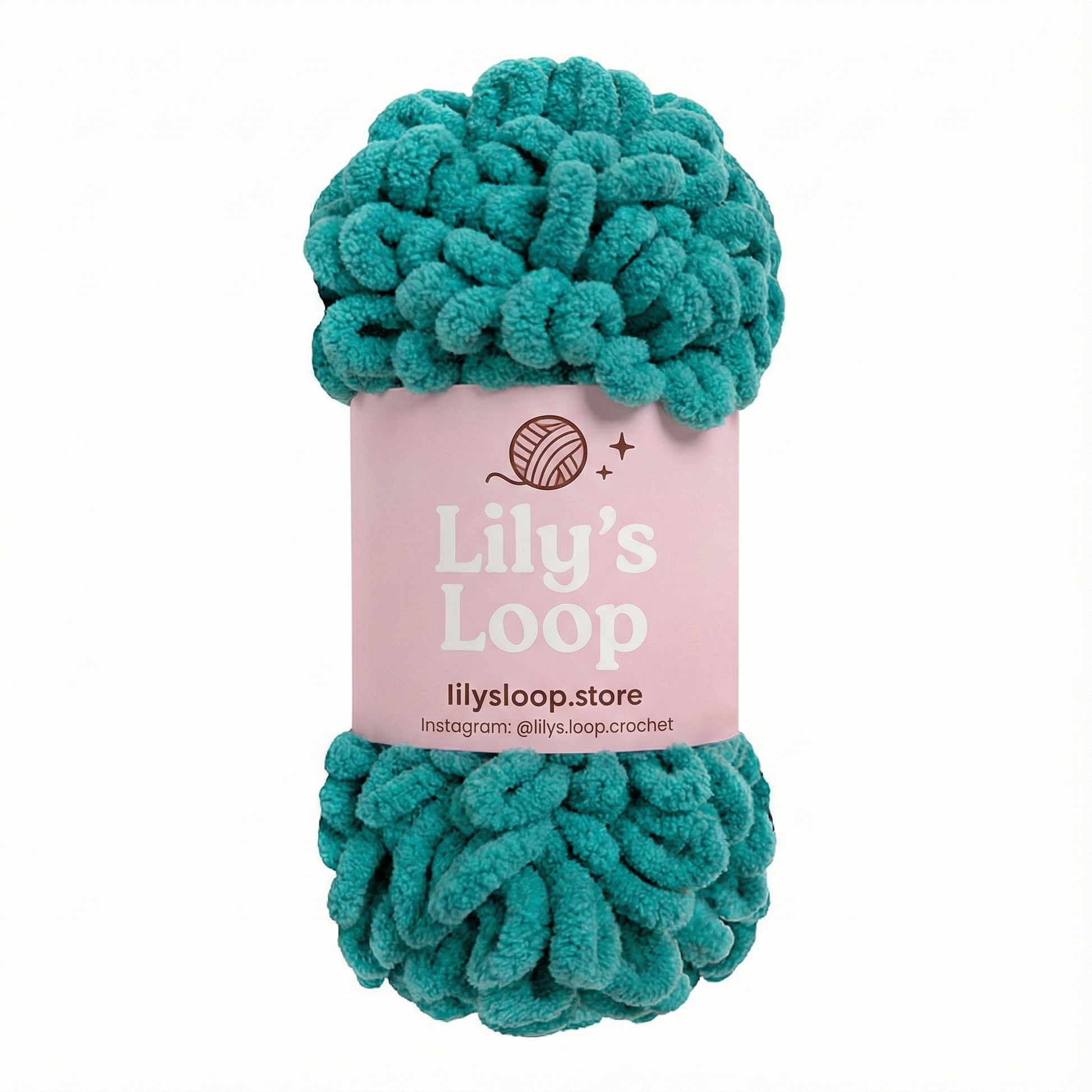Black Chunky 9mm Puffy Finger Knitting Yarn (100g/8m) – crochet yarn by Lily's Loop
