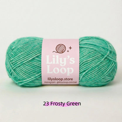 Deep Purple CloudSoft Fine Baby Blend Cotton Yarn（50g/130m) – crochet yarn by Lily's Loop