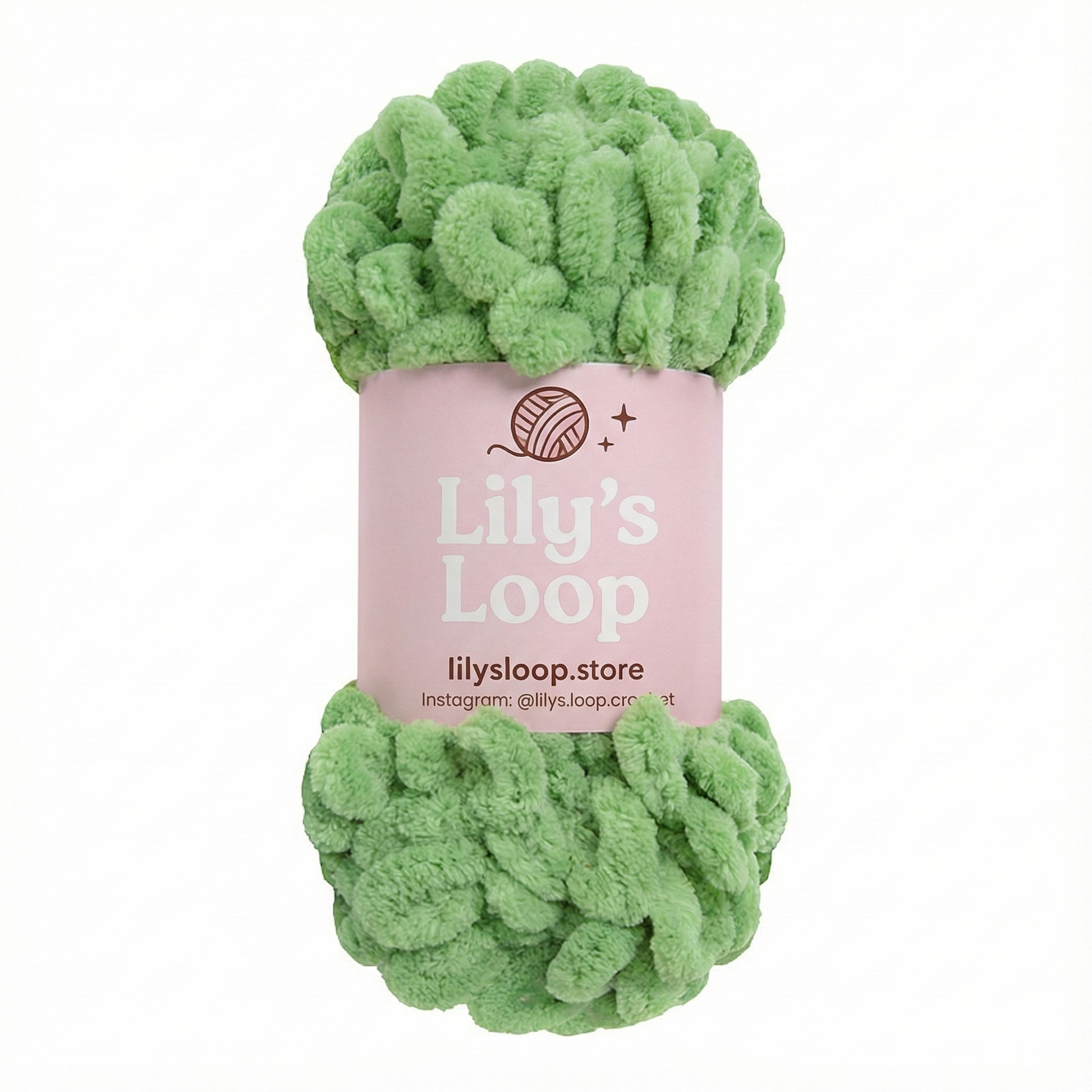 Light Khaki Chunky 9mm Puffy Finger Knitting Yarn (100g/8m) – crochet yarn by Lily's Loop