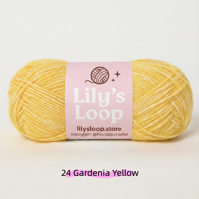 Spring Green CloudSoft Fine Baby Blend Cotton Yarn（50g/130m) – crochet yarn by Lily's Loop