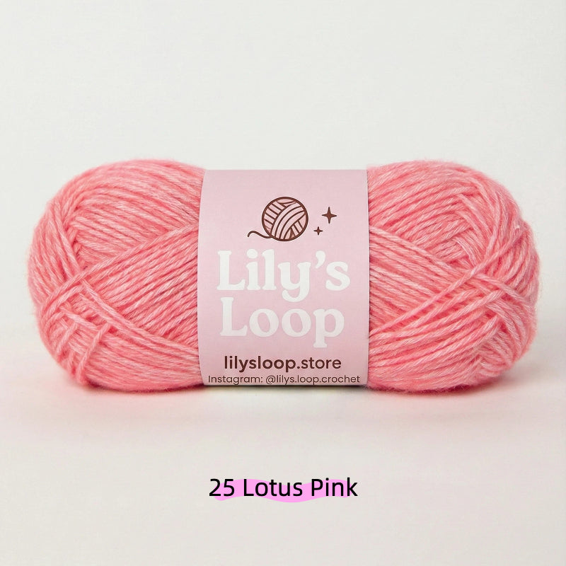 Sea Blue CloudSoft Fine Baby Blend Cotton Yarn（50g/130m) – crochet yarn by Lily's Loop
