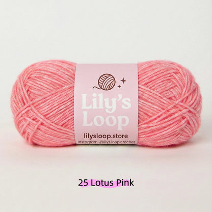 Sea Blue CloudSoft Fine Baby Blend Cotton Yarn（50g/130m) – crochet yarn by Lily's Loop