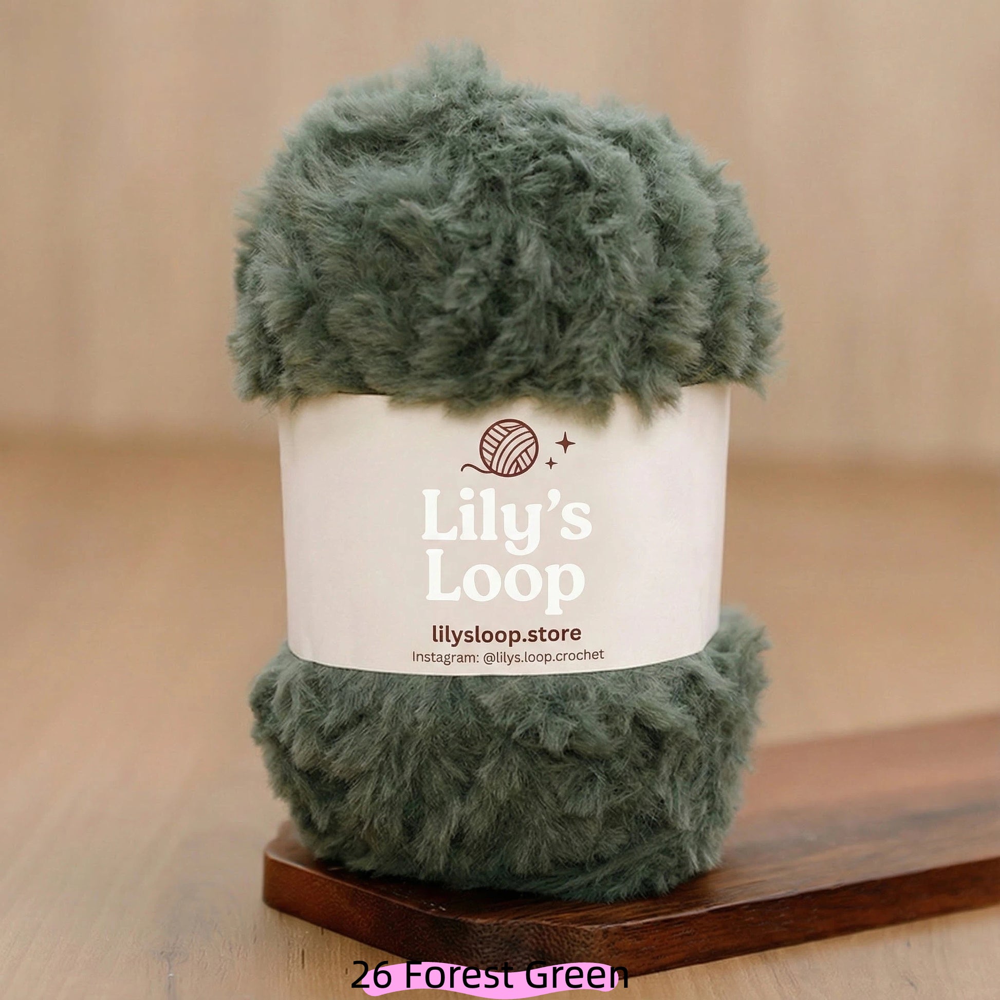 Light Sate Gray SilkyMink Medium Luxury Faux Fur Yarn (100g) – crochet yarn by Lily's Loop