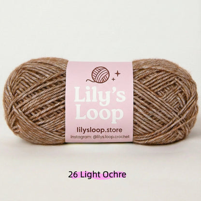 Maroon CloudSoft Fine Baby Blend Cotton Yarn（50g/130m) – crochet yarn by Lily's Loop