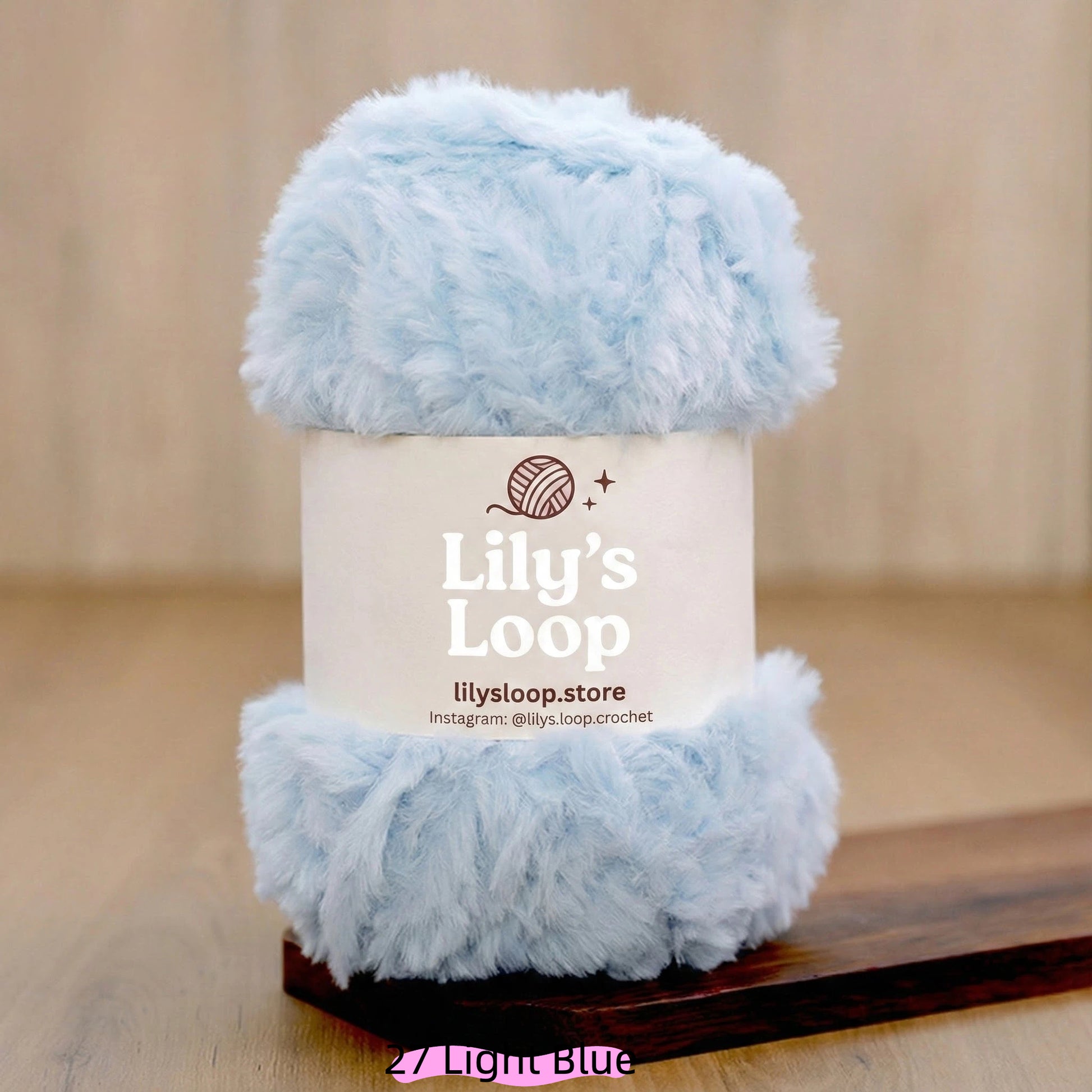 Deep Sate Gray SilkyMink Medium Luxury Faux Fur Yarn (100g) – crochet yarn by Lily's Loop