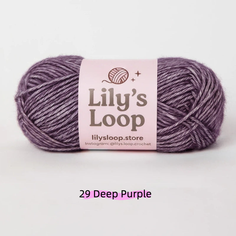 Ivory CloudSoft Fine Baby Blend Cotton Yarn（50g/130m) – crochet yarn by Lily's Loop