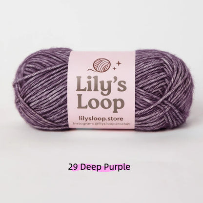Ivory CloudSoft Fine Baby Blend Cotton Yarn（50g/130m) – crochet yarn by Lily's Loop