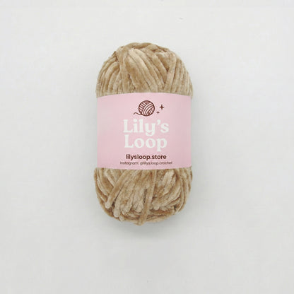Olive Green CloudVelvet Chenille Yarn (100g) Super Bulky – chunky yarn for amigurumi and bags