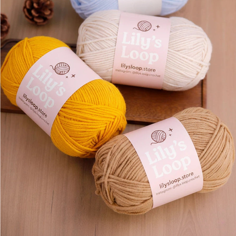 Artisan Speckle Light 8-Ply Spray-Dyed Cotton Yarn (100g/130m) close-up texture detail