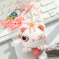 Halloween Lucky Cat Keychain Crochet Kit – 5 Styles