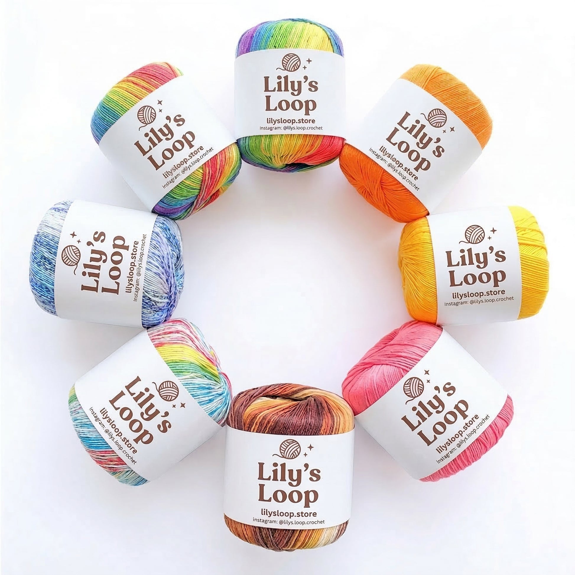 AquaSilk Pearl Cotton Size 3 Yarn Lace Thread by Lily's Loop – soft crochet yarn ball
