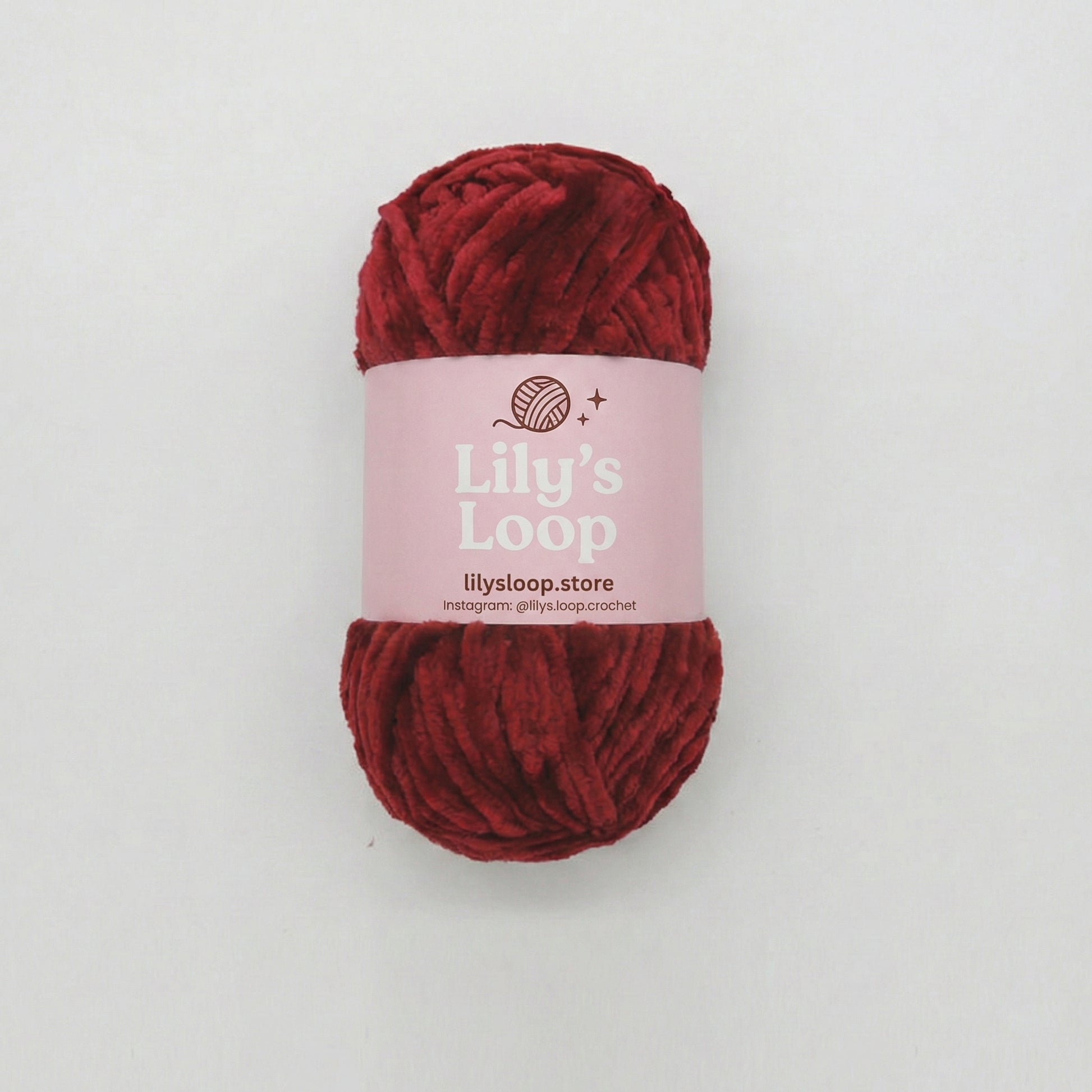 Vivid Red CloudVelvet Chenille Yarn (100g) Super Bulky – chunky yarn for amigurumi and bags