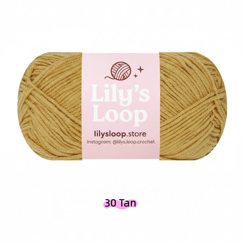 Black Premium 4-Ply Milk Cotton Yarn(40g / 130m) – milk cotton yarn for amigurumi