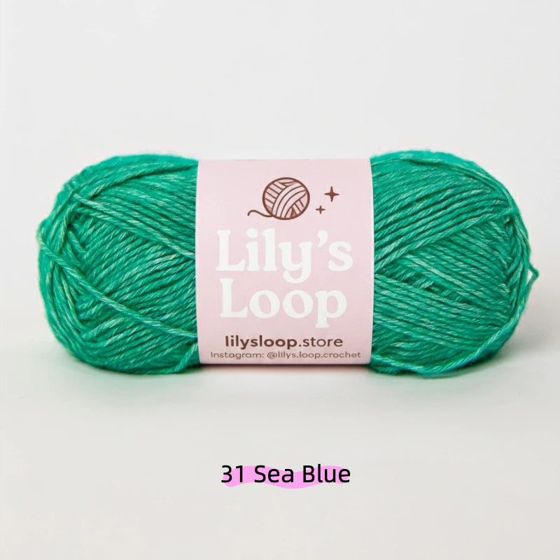 Dusty Pink CloudSoft Fine Baby Blend Cotton Yarn（50g/130m) – crochet yarn by Lily's Loop