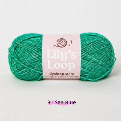 Dusty Pink CloudSoft Fine Baby Blend Cotton Yarn（50g/130m) – crochet yarn by Lily's Loop